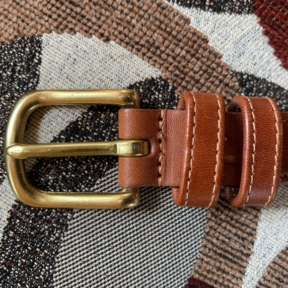 Coach linen and leather belt size 34 (85 cm) - Picture 8 of 10